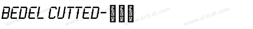Bedel Cutted字体转换